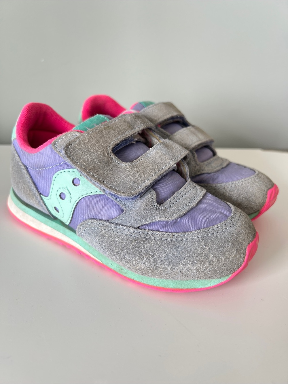 Saucony Jazz Hook & Loop Velcro Toddler Girl Sneaker - 11